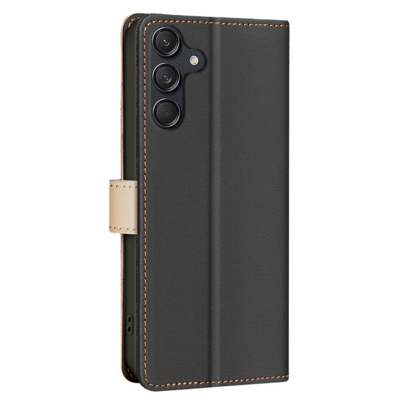 Peněženková Pouzdra Samsung Galaxy S25 Fe Kryty Na Mobil Dvoubarevná Barva Binfen