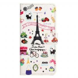 Peněženková Pouzdra Samsung Galaxy S25 Fe Kryty Na Mobil Miluji Paříž