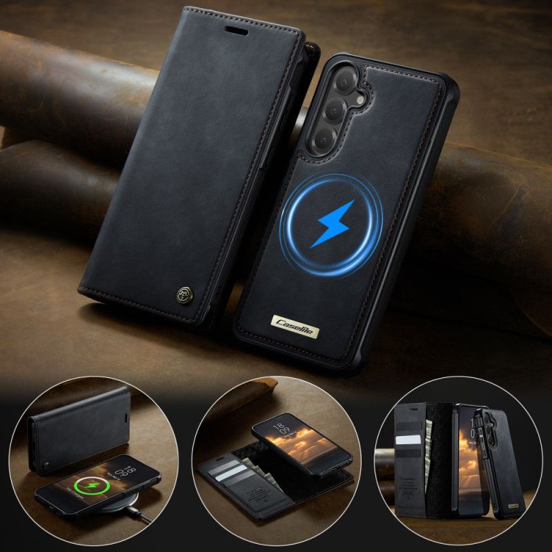 Peněženková Pouzdra Samsung Galaxy S25 Fe Kryty Na Mobil Peněženka S Odnímatelným Pouzdrem Rfid