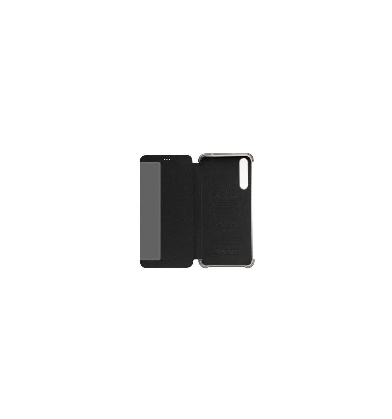 Flipové Pouzdro Na Huawei P20 Pro Kůže S Okénkem - Černá
