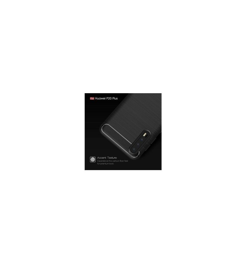 Kryt Na Huawei P20 Pro Kartáčovaný Uhlík