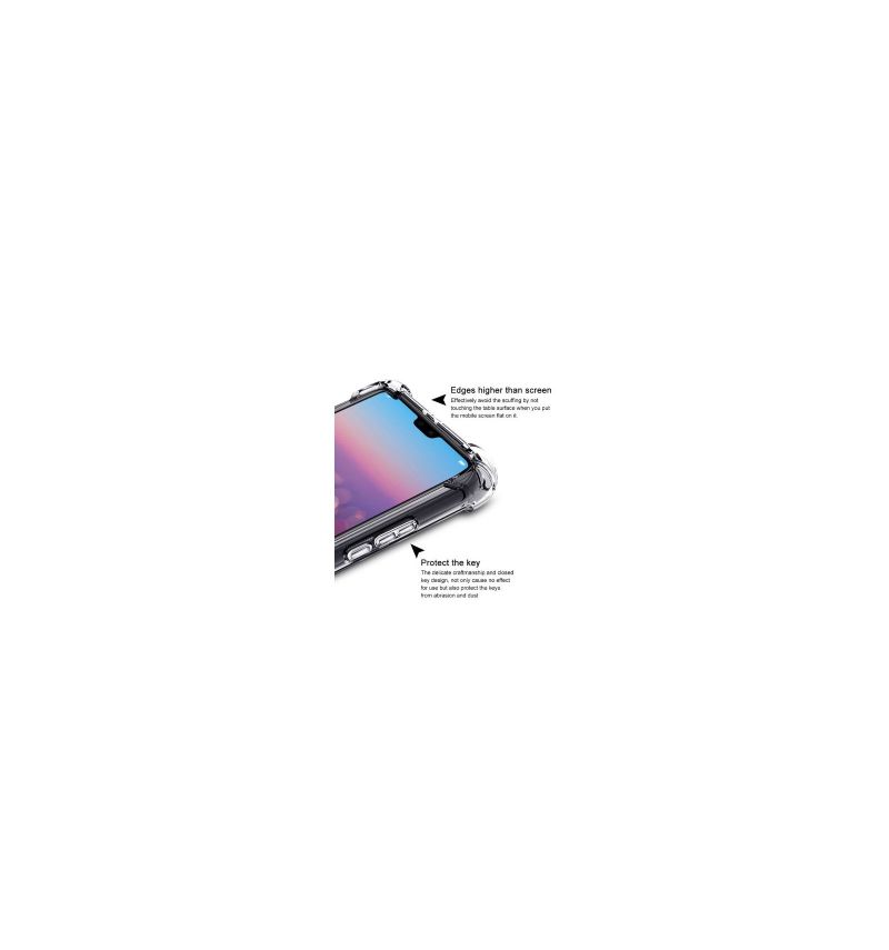 Kryt Na Huawei P20 Pro Ochranný + Ochrana Obrazovky – Průhledná