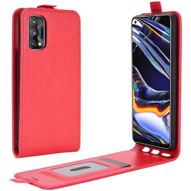 Flipové Pouzdro Na Realme 7 Pro Kožené Pouzdro Vertikální Umělá Kůže
