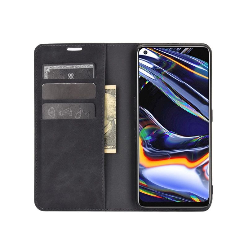 Flipové Pouzdro Na Realme 7 Pro Obchodní Retro