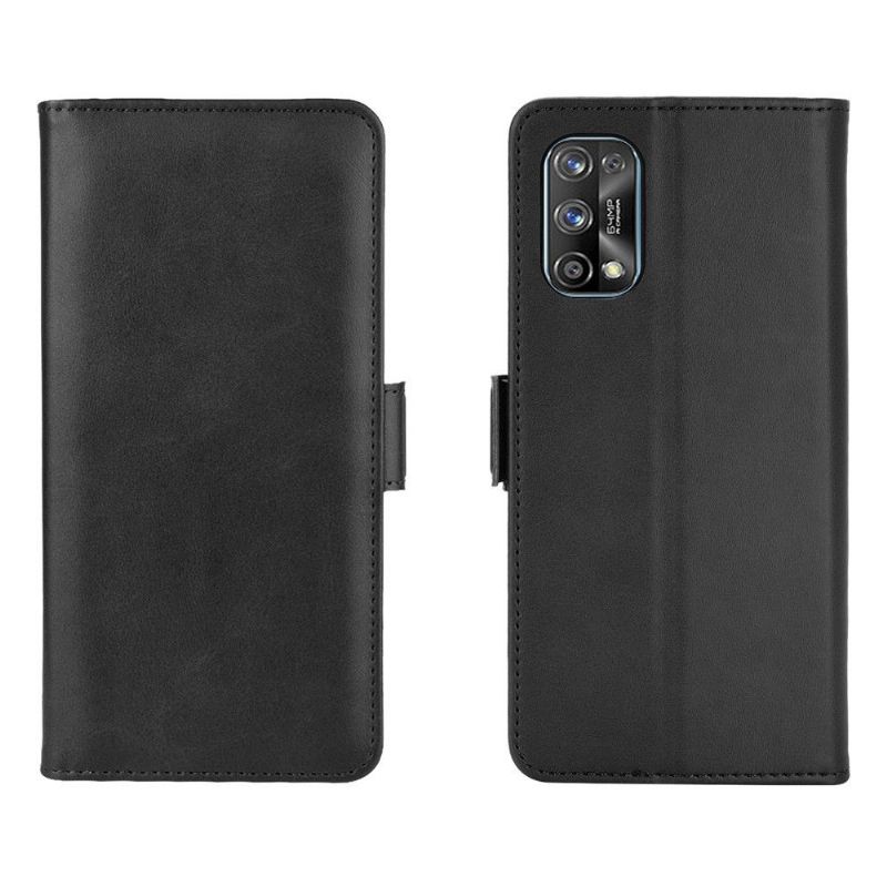 Kožené Pouzdro Folio Na Realme 7 Pro Peněženkové Pouzdro Matný Potah Z Umělé Kůže