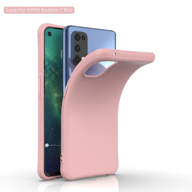 Kryt Na Realme 7 Pro Ochranný Jednoduchý Silikon