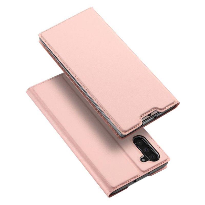 Flipové Pouzdro Na Samsung Galaxy Note 10 Saténový Povlak