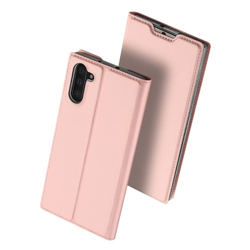 Flipové Pouzdro Na Samsung Galaxy Note 10 Saténový Povlak
