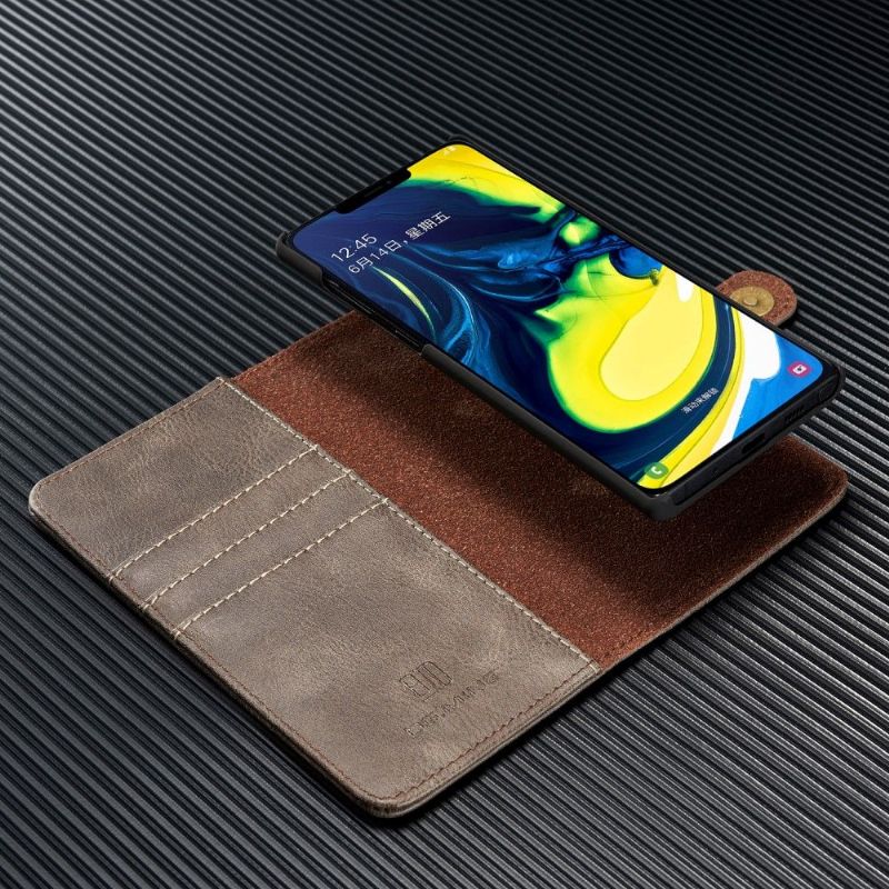 Kryt Flipové Pouzdro Na Samsung Galaxy Note 10 Peněženkové Pouzdro S Odnímatelným Pláštěm