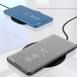 Kryt Na Samsung Galaxy Note 10 Flipové Pouzdro Zrcadlový Efekt