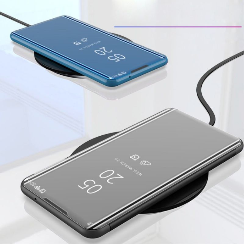 Kryt Na Samsung Galaxy Note 10 Flipové Pouzdro Zrcadlový Efekt