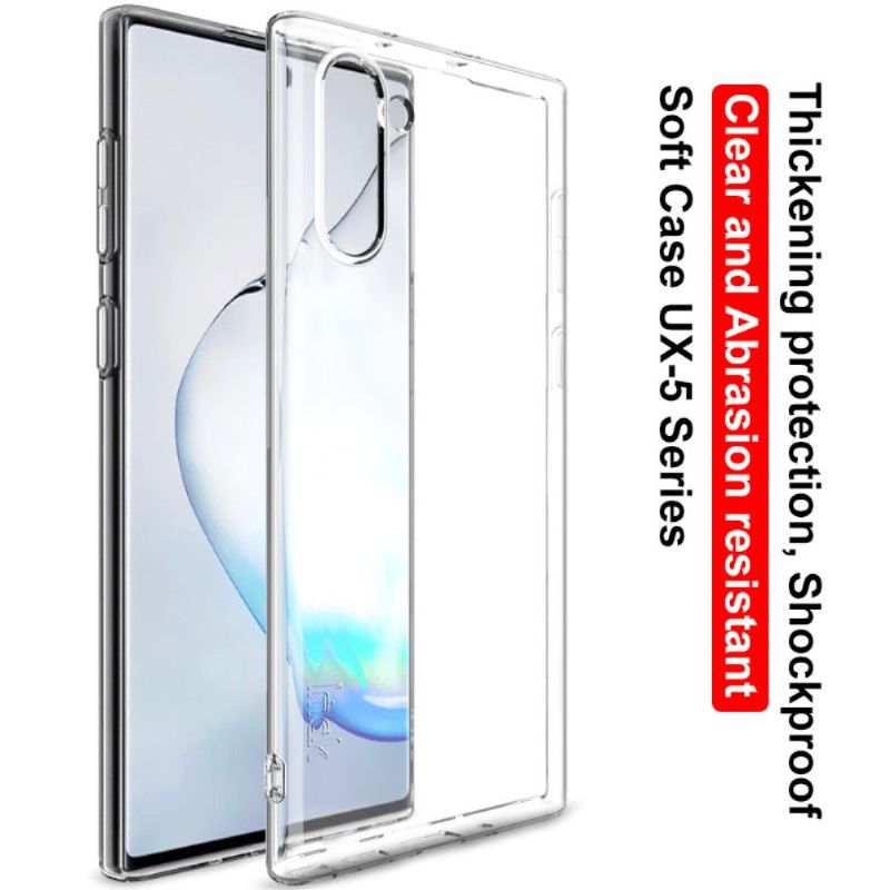 Kryt Na Samsung Galaxy Note 10 Transparentní Silikon