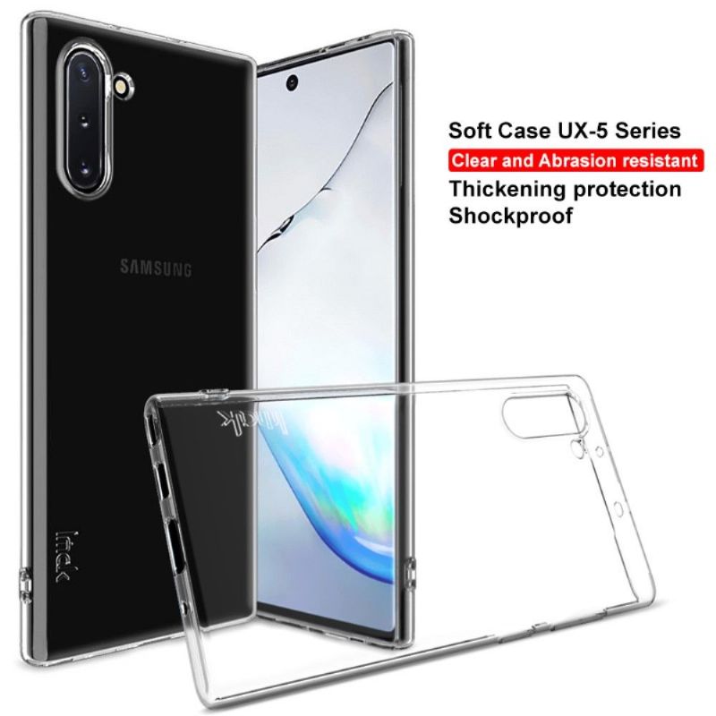 Kryt Na Samsung Galaxy Note 10 Transparentní Silikon