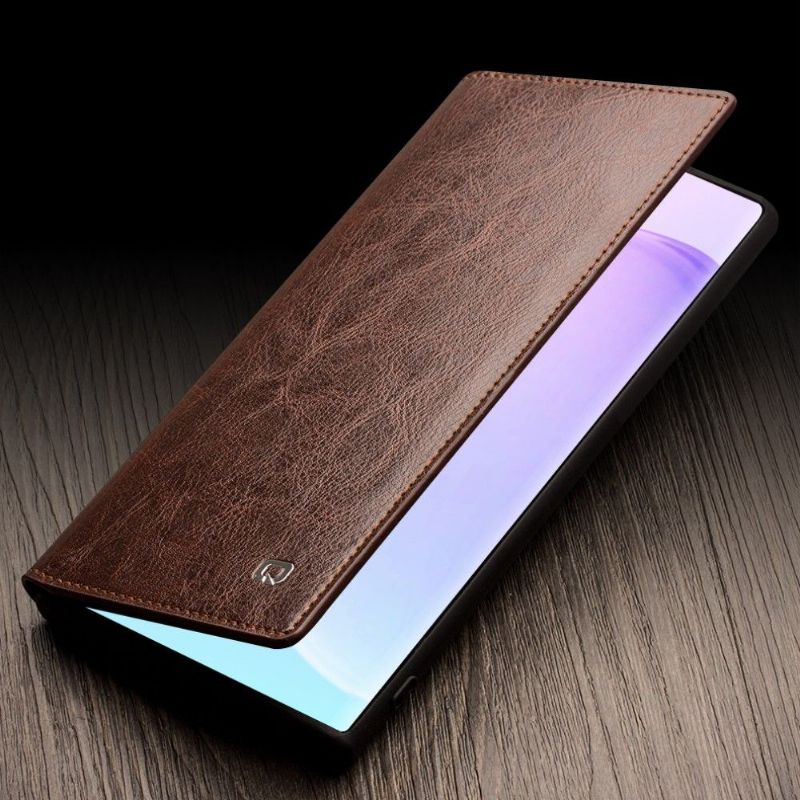 Pouzdra Na Samsung Galaxy Note 10 Ručně Vyráběná Pravá Kůže