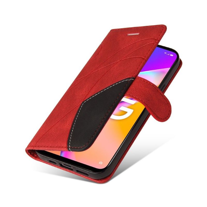 Flipové Pouzdro Na Oppo A74 5G / A54 5G Dvoubarevné Umělecké