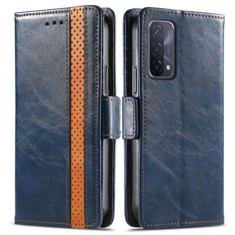 Flipové Pouzdro Na Oppo A74 5G / A54 5G Kožené Pouzdro Flip Business