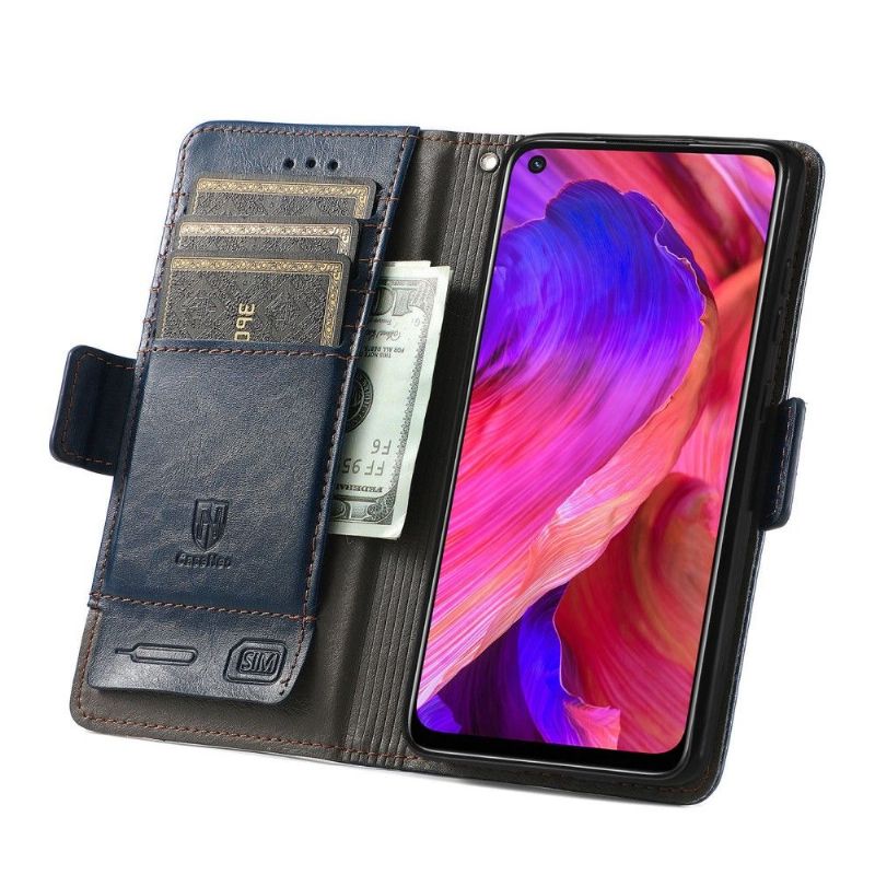 Flipové Pouzdro Na Oppo A74 5G / A54 5G Kožené Pouzdro Flip Business