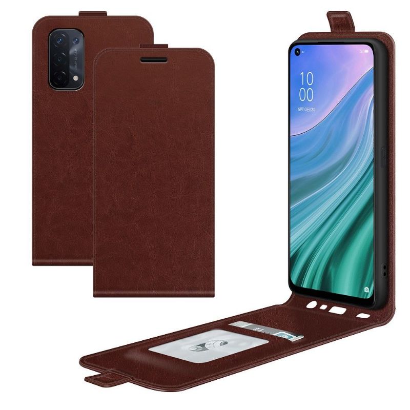 Flipové Pouzdro Na Oppo A74 5G / A54 5G Kožené Pouzdro Vertikální Umělá Kůže