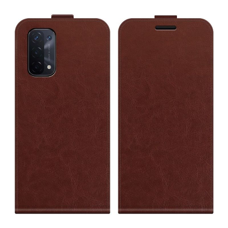 Flipové Pouzdro Na Oppo A74 5G / A54 5G Kožené Pouzdro Vertikální Umělá Kůže