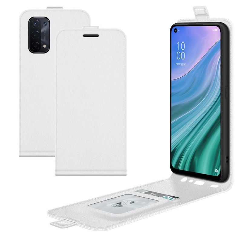 Flipové Pouzdro Na Oppo A74 5G / A54 5G Kožené Pouzdro Vertikální Umělá Kůže