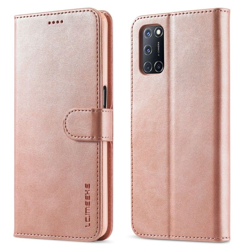 Flipové Pouzdro Na Oppo A74 5G / A54 5G Kožený Efekt Lc.imeeke