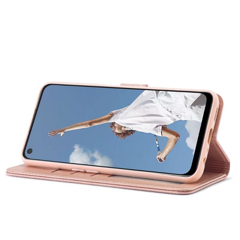 Flipové Pouzdro Na Oppo A74 5G / A54 5G Kožený Efekt Lc.imeeke