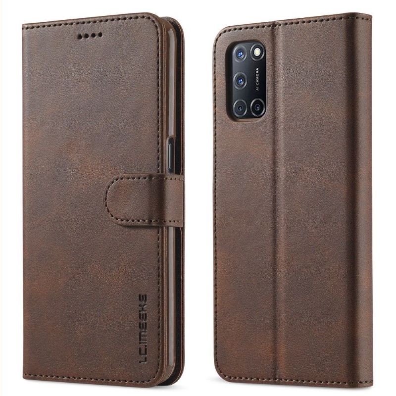 Flipové Pouzdro Na Oppo A74 5G / A54 5G Kožený Efekt Lc.imeeke