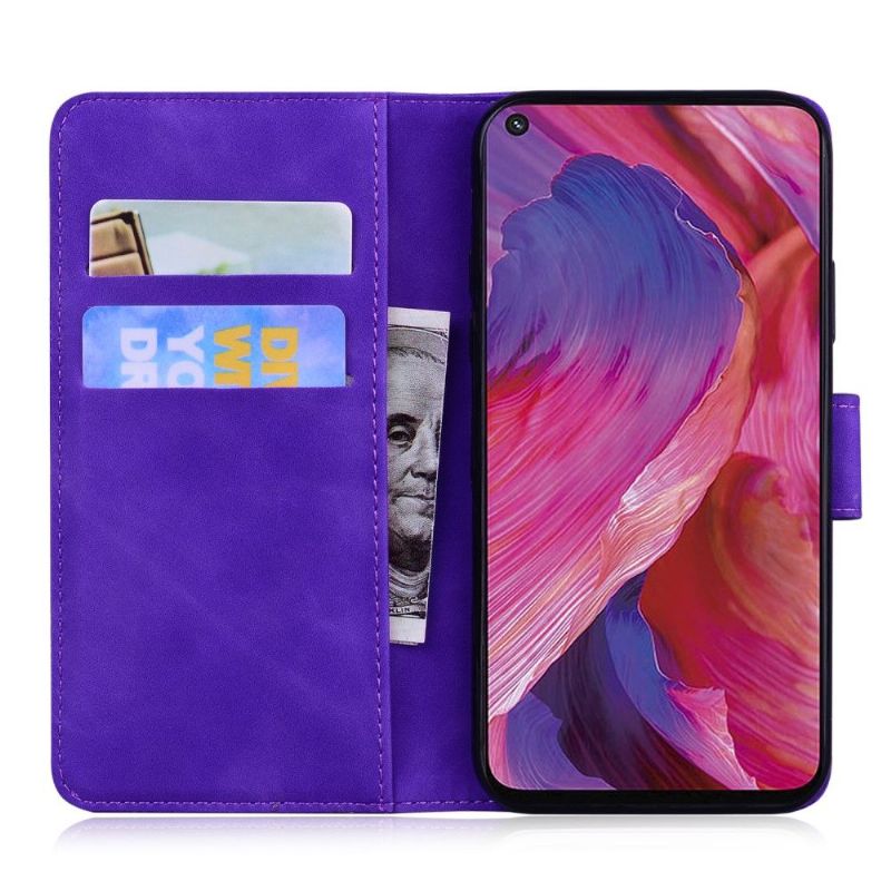 Flipové Pouzdro Na Oppo A74 5G / A54 5G Římský Měkký Dotek