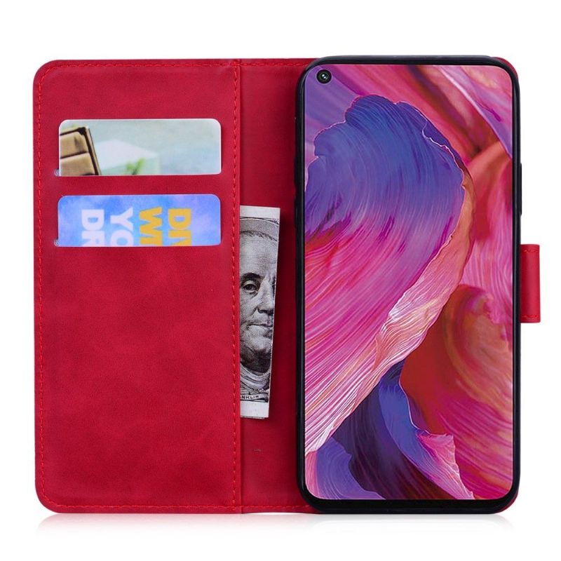 Flipové Pouzdro Na Oppo A74 5G / A54 5G Římský Měkký Dotek