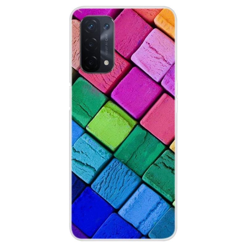 Kryt Na Oppo A74 5G / A54 5G Barevné Bloky