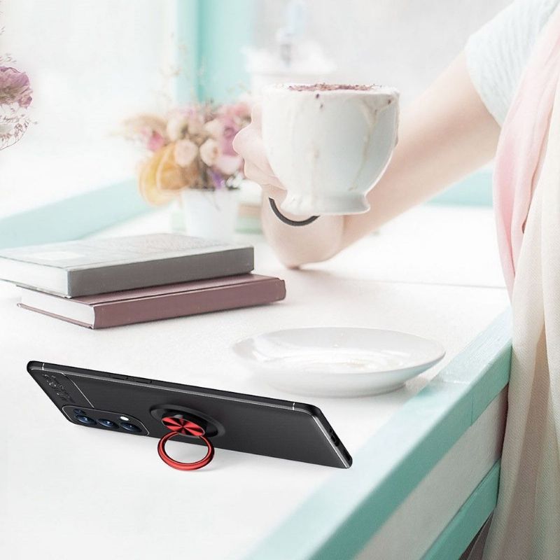Kryt Na Oppo A74 5G / A54 5G Silikon S Otočnou Podpěrou