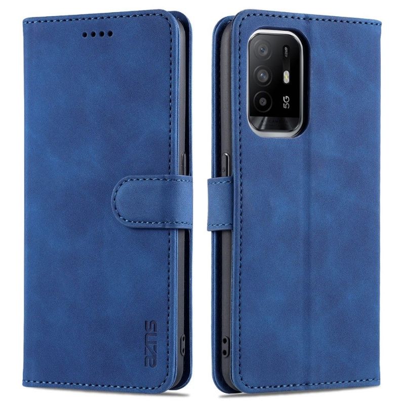Pouzdra Na Oppo A74 5G / A54 5G Flipové Pouzdro Držák Karty Azns