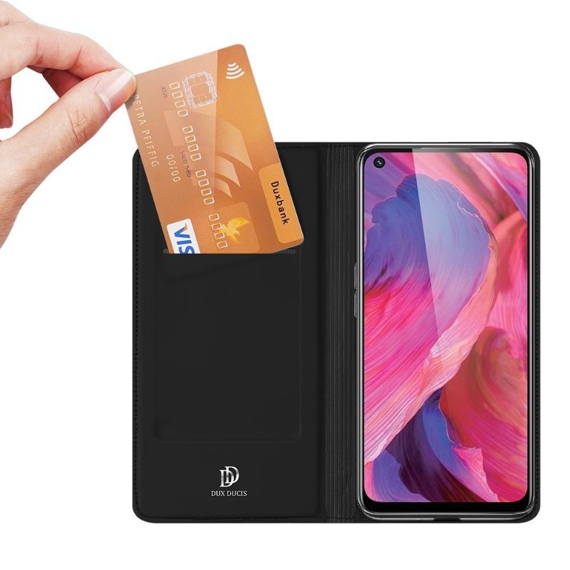 Pouzdra Na Oppo A74 5G / A54 5G Obchodní Saténový Efekt