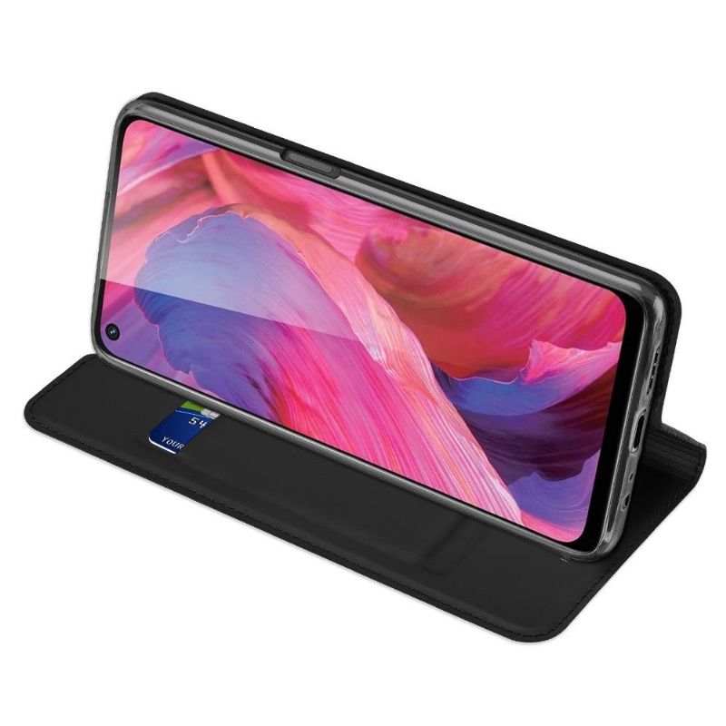 Pouzdra Na Oppo A74 5G / A54 5G Obchodní Saténový Efekt