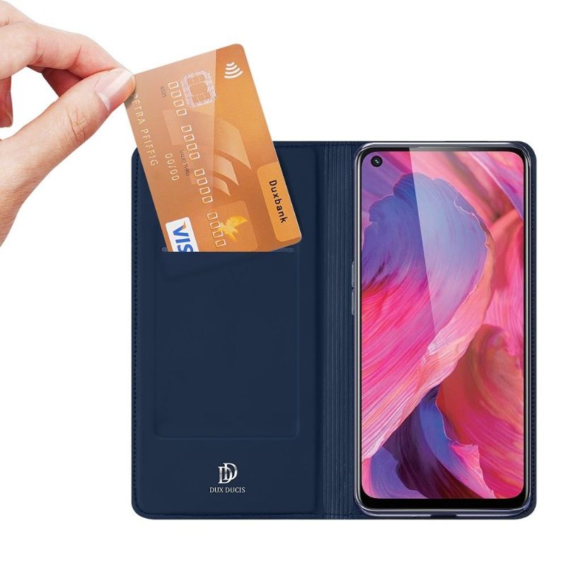 Pouzdra Na Oppo A74 5G / A54 5G Obchodní Saténový Efekt