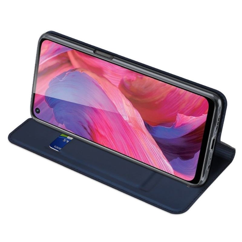 Pouzdra Na Oppo A74 5G / A54 5G Obchodní Saténový Efekt