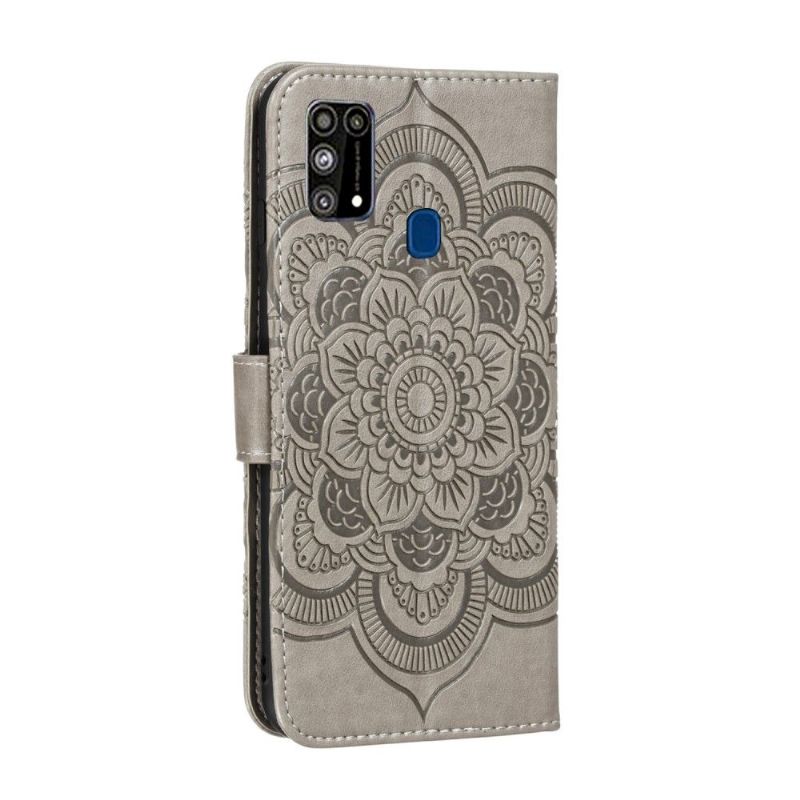 Flipové Pouzdro Na Samsung Galaxy M31 Držák Karty Mandala