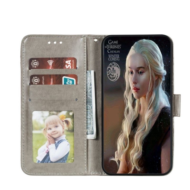 Flipové Pouzdro Na Samsung Galaxy M31 Držák Karty Mandala