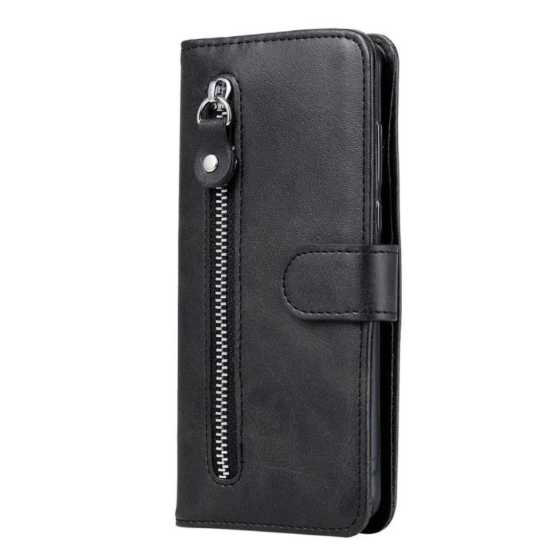 Flipové Pouzdro Na Samsung Galaxy M31 Funkce Podpory Kapsy Na Zip
