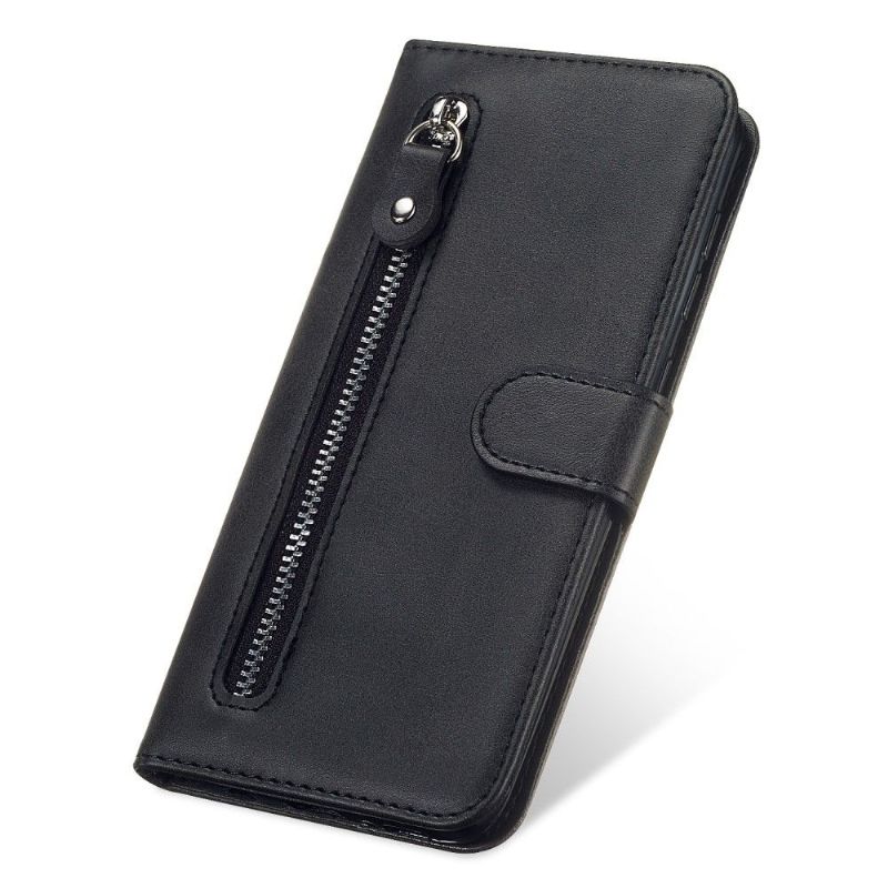 Flipové Pouzdro Na Samsung Galaxy M31 Funkce Podpory Kapsy Na Zip