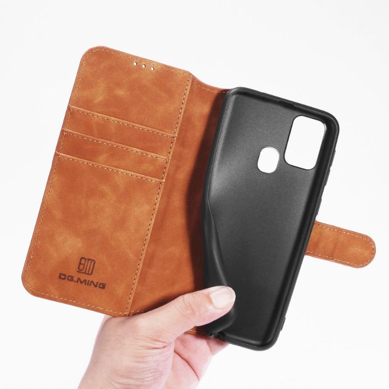 Flipové Pouzdro Na Samsung Galaxy M31 Retro Styl Dg Ming