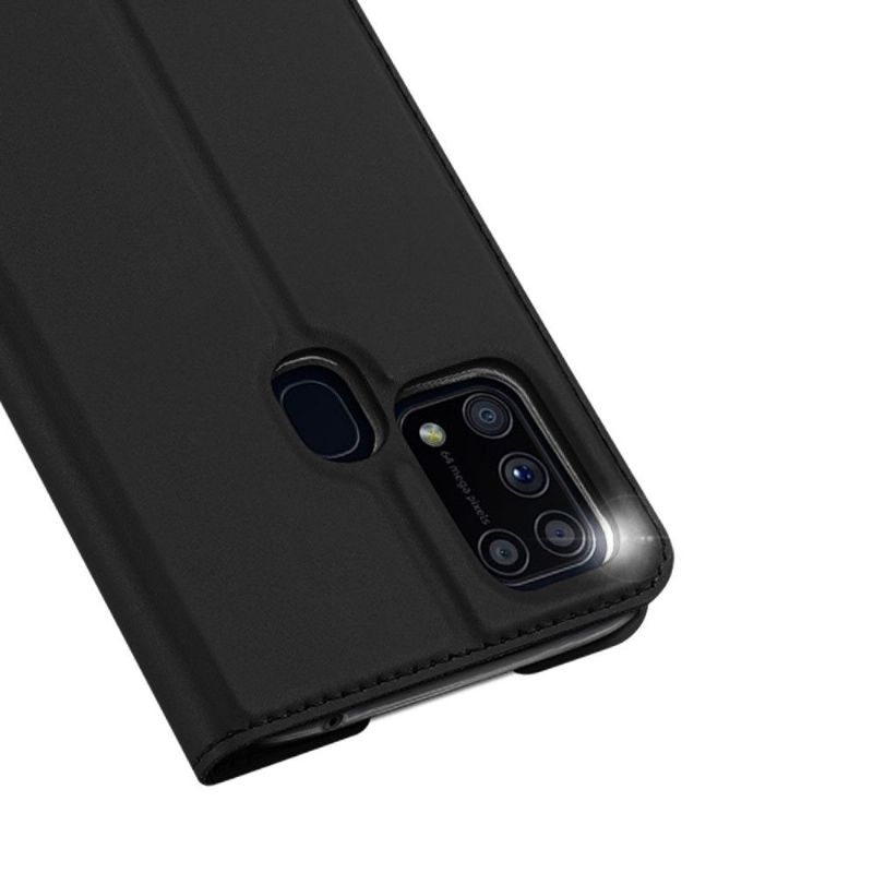 Flipové Pouzdro Na Samsung Galaxy M31 Saténový Povlak