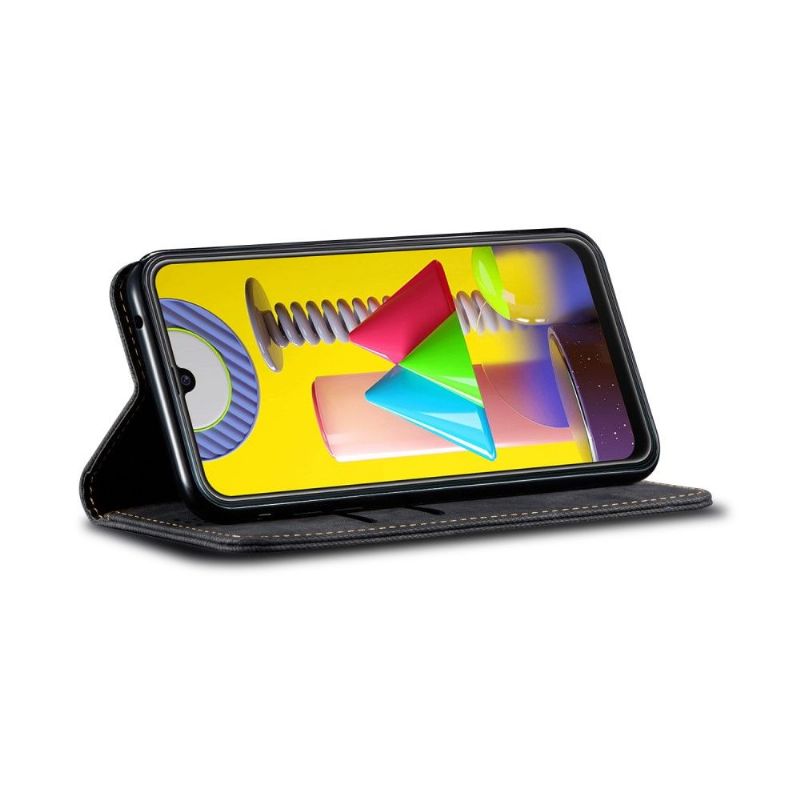 Kožené Pouzdro Na Samsung Galaxy M31 Držitel Karty La Giulia