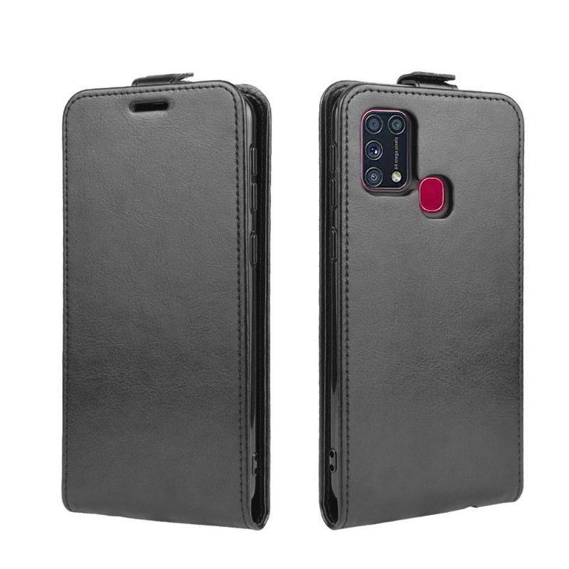 Kožené Pouzdro Na Samsung Galaxy M31 Flipové Pouzdro Vertikální Umělá Kůže