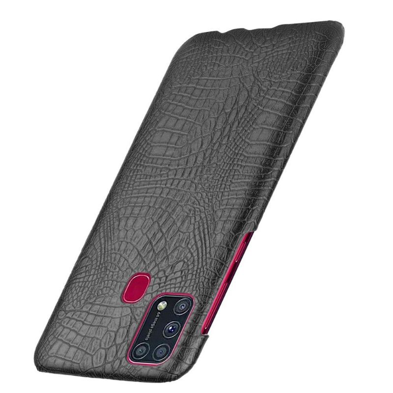 Kryt Na Samsung Galaxy M31 Croc Skin Effect – Černá