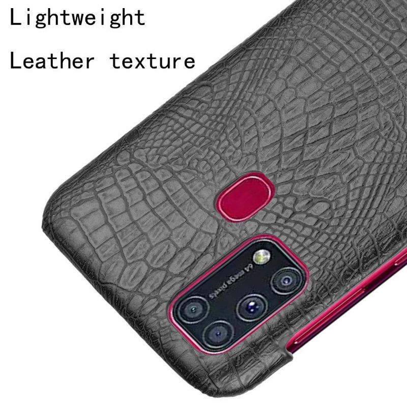Kryt Na Samsung Galaxy M31 Croc Skin Effect – Černá