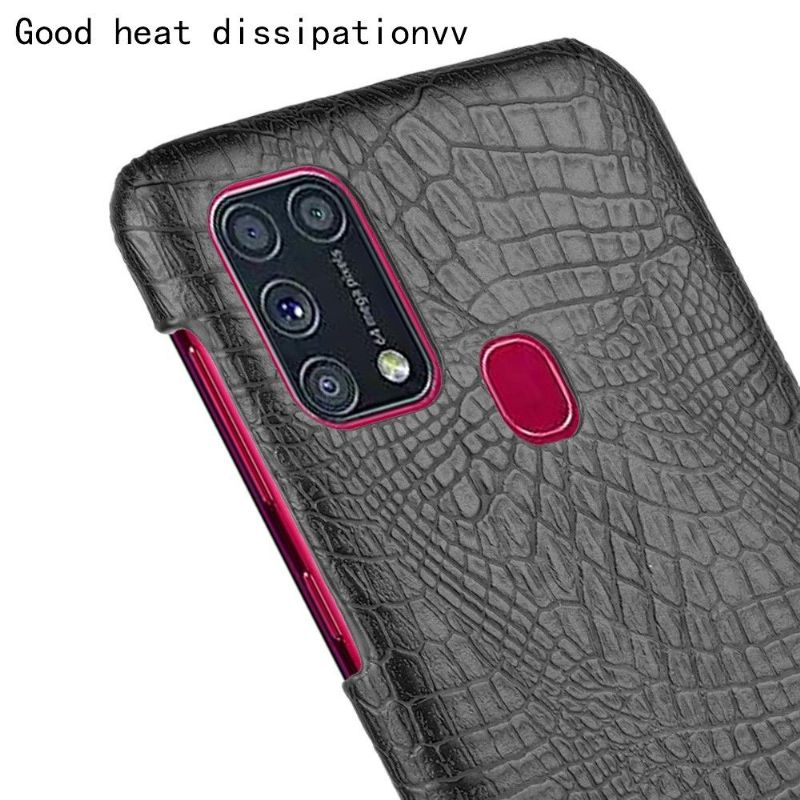 Kryt Na Samsung Galaxy M31 Croc Skin Effect – Černá