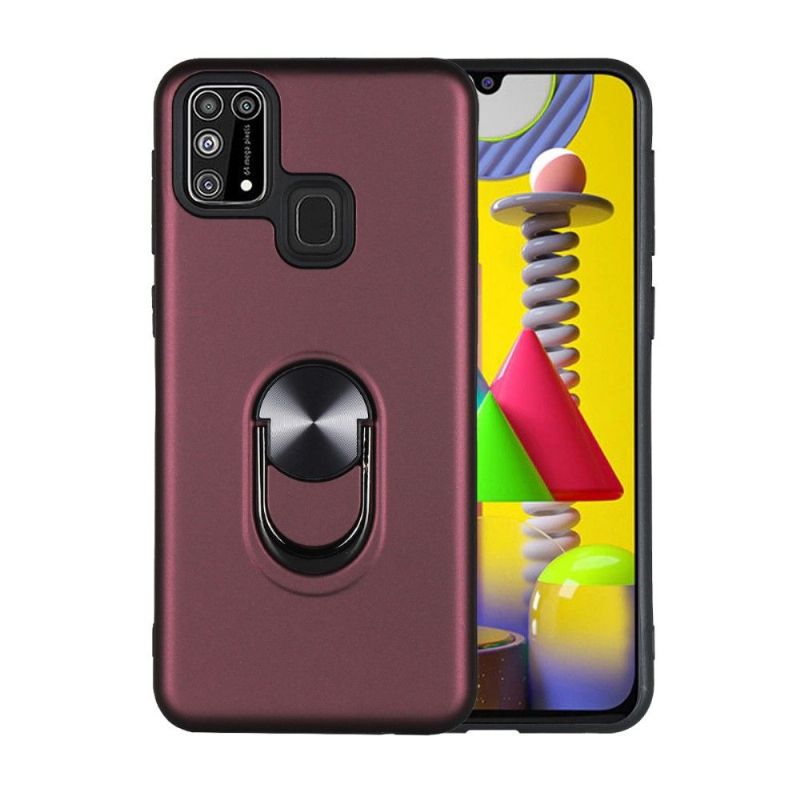Kryt Na Samsung Galaxy M31 Matný Efekt S Podporou Na Zadní Straně