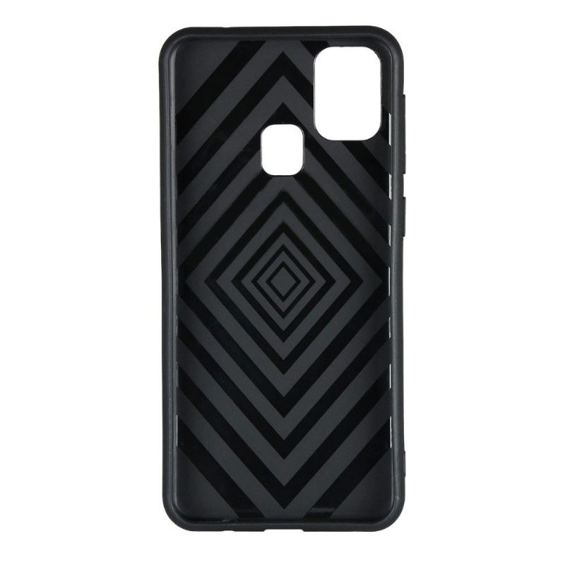 Kryt Na Samsung Galaxy M31 Matný Efekt S Podporou Na Zadní Straně
