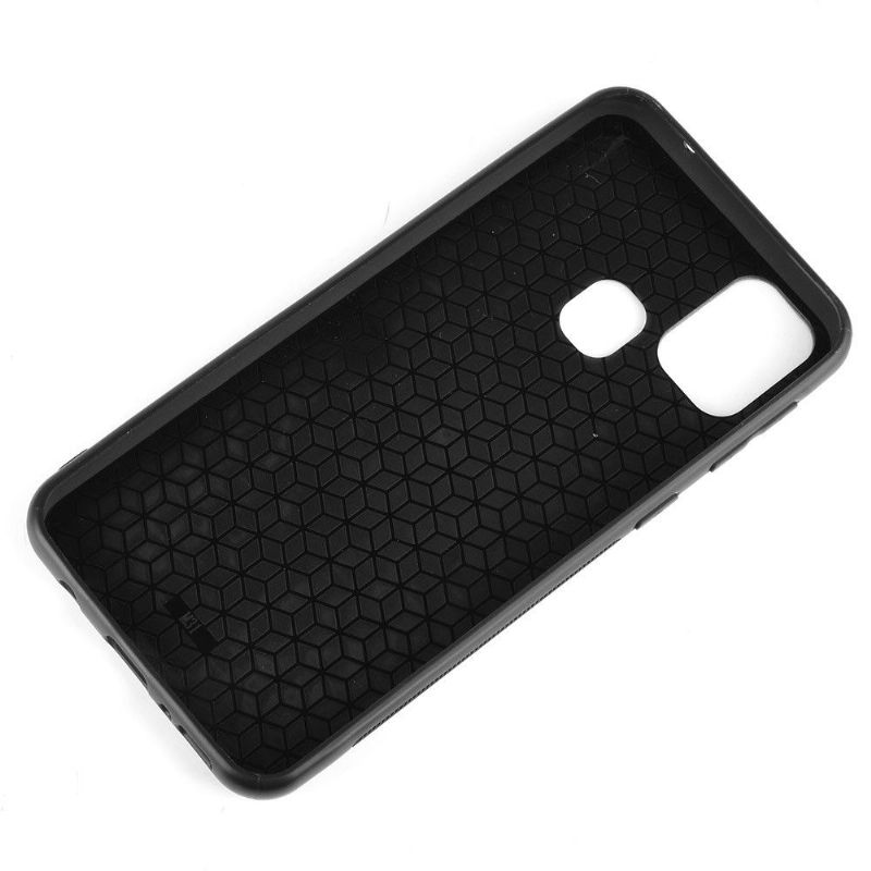 Kryt Na Samsung Galaxy M31 Prošívání Koženým Efektem